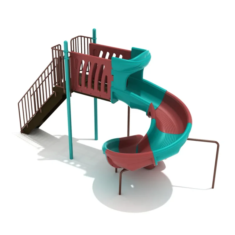 6-feet Spiral Sectional Free Standing Slide