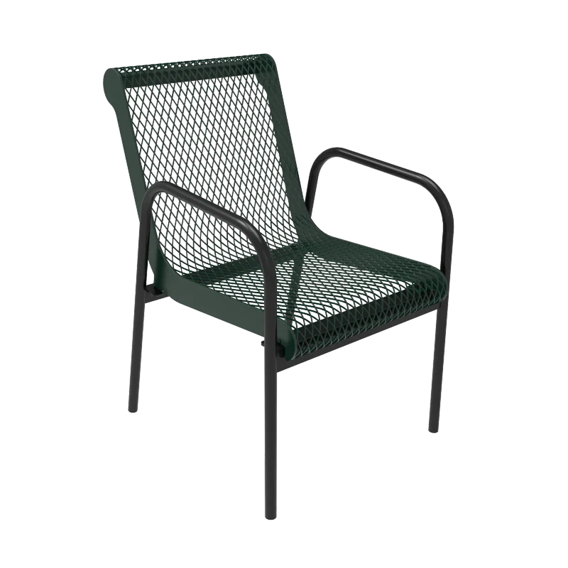 MyTCoat Expanded Metal Stacking Chair