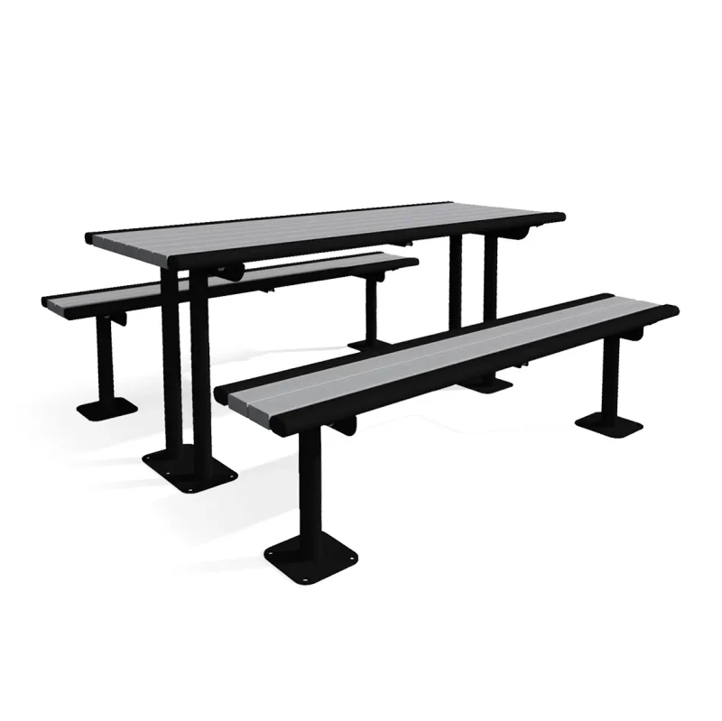 Uptown - Arches Recycled Plastic Slatted Pedestal Table