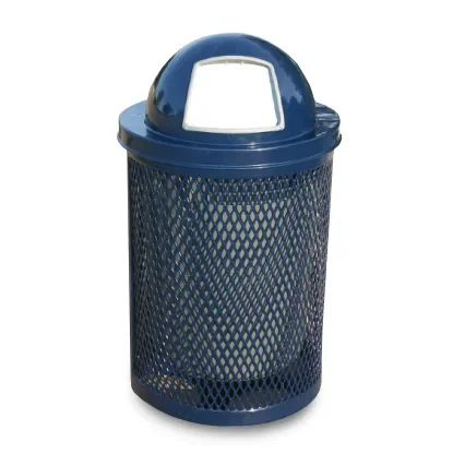 MyTCoat 32 Gallon Expanded Metal Trash Receptacle