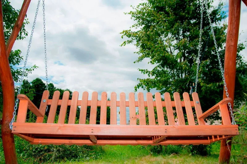 Zen on the Playground with Bench Swings