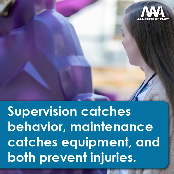 How Much Supervision and Maintenance Does a Public Playground Need?