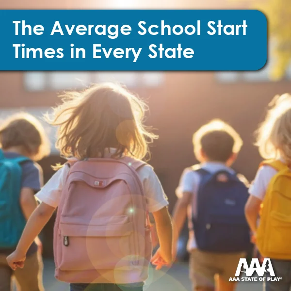 Average School Start Times by State: Elementary, Middle, and High School Data