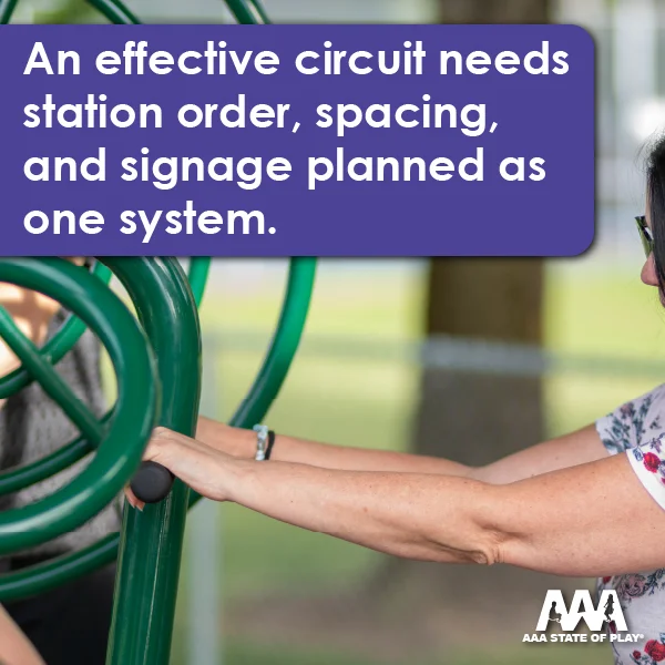 Can adults work out at a playground?