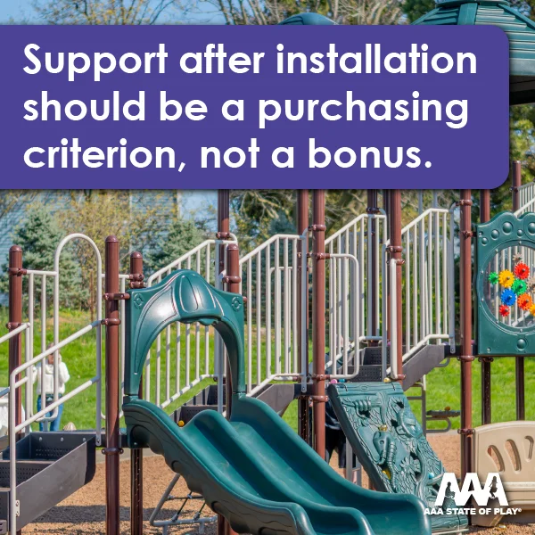 What Maintenance Services Do Playground Equipment Suppliers Offer?