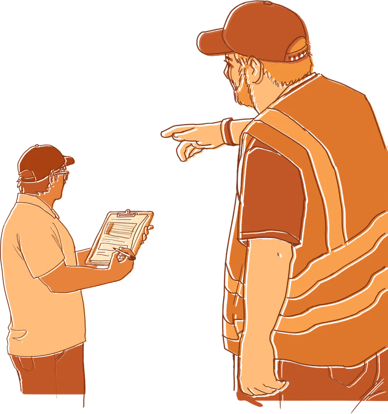 Illustration representing the people who are able to participate in standards meetings