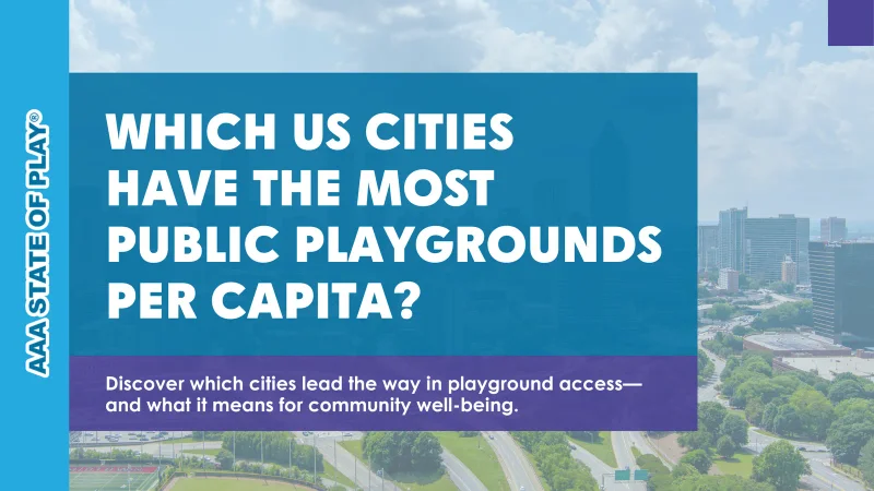 Which US Cities Have the Most Public Playgrounds Per Capita