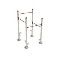 Quadruple Inclined Chin Up Bars