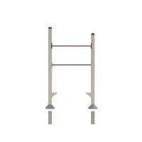 Quadruple Inclined Chin Up Bars
