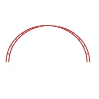 Freestanding Curved Ladder Climber