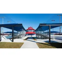 Two Column T Cantilever Shade