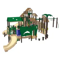 Caribbean Hideaway Recycled Playsystem