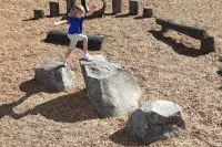 NatureROCKS School Age (5-12 years) Stepping Boulders (Set of 3 with 2 small, 1 large height)