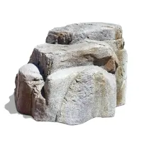 NatureROCKS Small Boulder - Dark Gray Granite