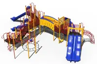 Triple Whammy Playground Structure