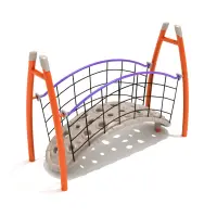 Freestanding Curved Post Floating Bridge