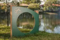 Jump Thru Panel Recycled Plastic Dog Park Play Equipment