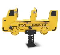 School Bus Two Seat Spring Rider