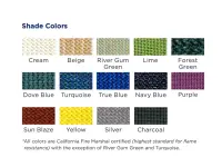 Single Post Hexagon Fabric Shade