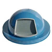 Steel Dome Top for Trash Receptacles