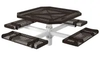 Essentials - Rolled Octagon Pedestal Table