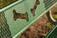 Bones Design 6-feet UltraLeisure Expanded Style Bench with Back