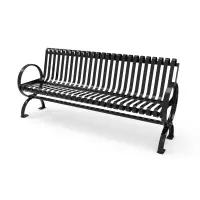 MyTCoat Round-Arm Metro Bench with Back