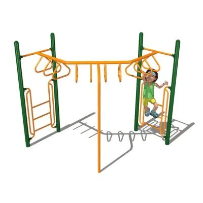 Tired Rung Freestanding 90 Degree Tri-Rung by SRP