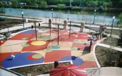 Installation of Poured In Place in Chicagoland Park