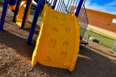 Public playground visible from surrounding community access points.