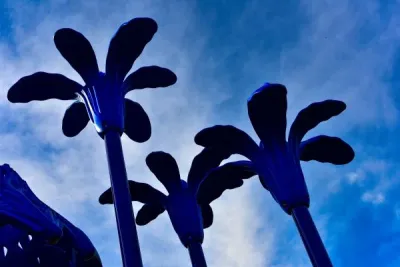 Maintained public playground showing consistent care and upkeep.