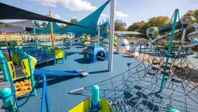 Park Circle community playground with accessible play equipment