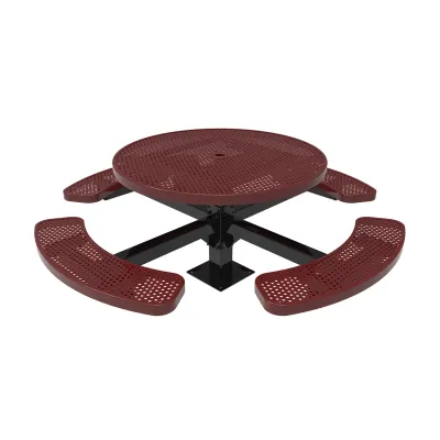 MyTCoat Honeycomb Steel Round Table - Thumbnail 2