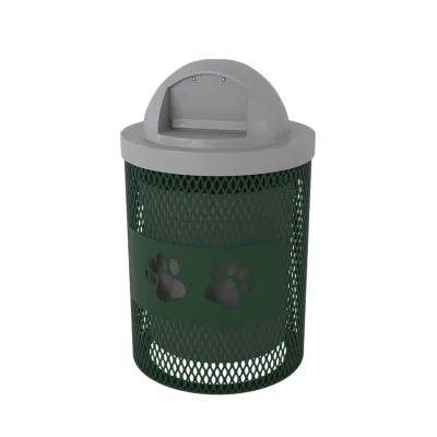 Superior Amenities Paws Design Trash Receptacle