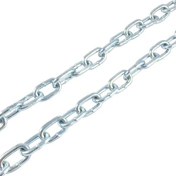 Electrogalvanized 3/16-inch Steel Swing Chain (per foot)