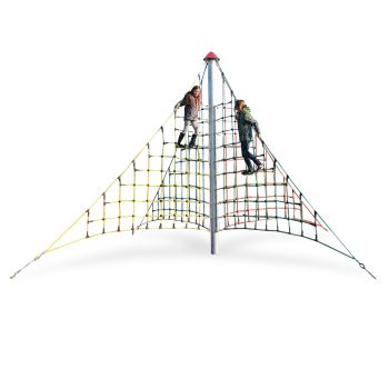 X Pyramid Net Climber 2 (165.5-inch install height)
