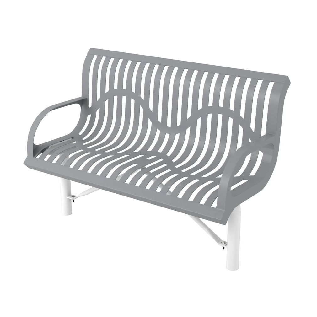 Classic Wingline Style Bench-4 Feet-In-ground Mount