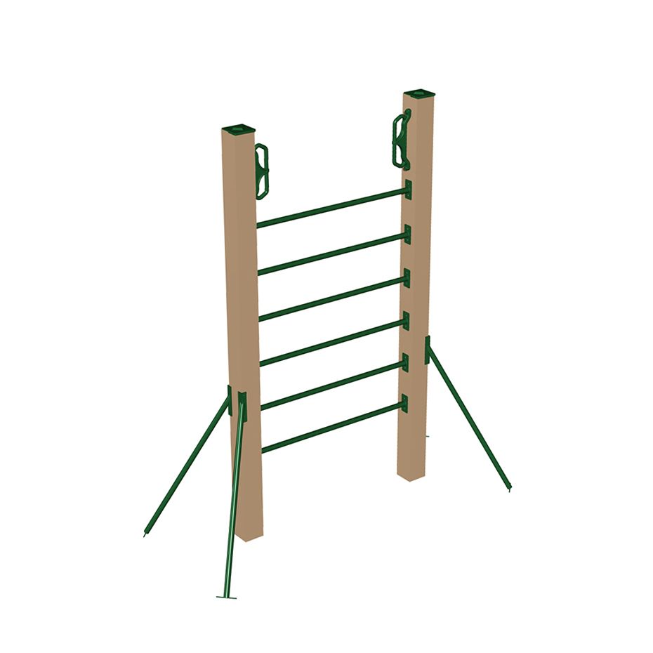 Recycled Pipe Wall Playground Climber 