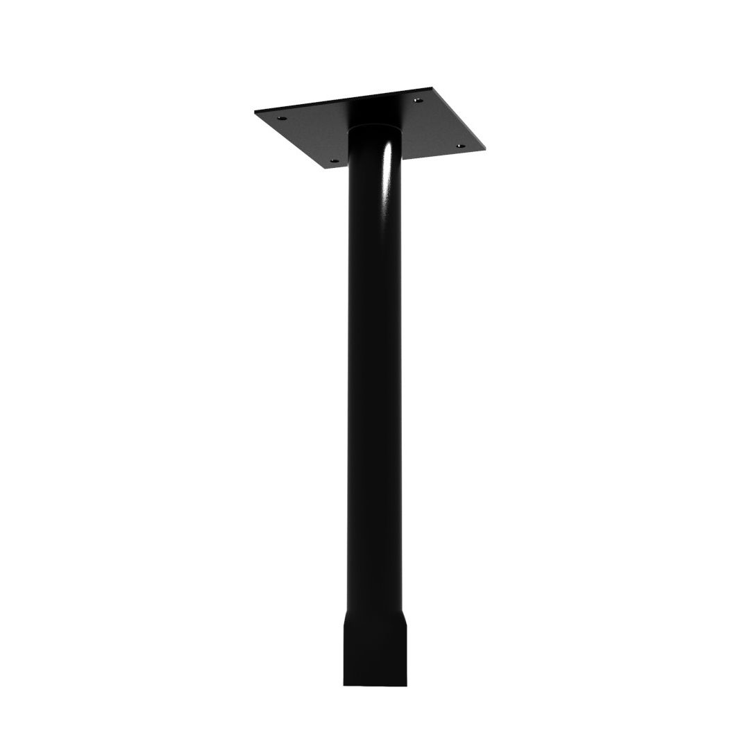 In-Ground Mount Assembly for Trash Receptacles