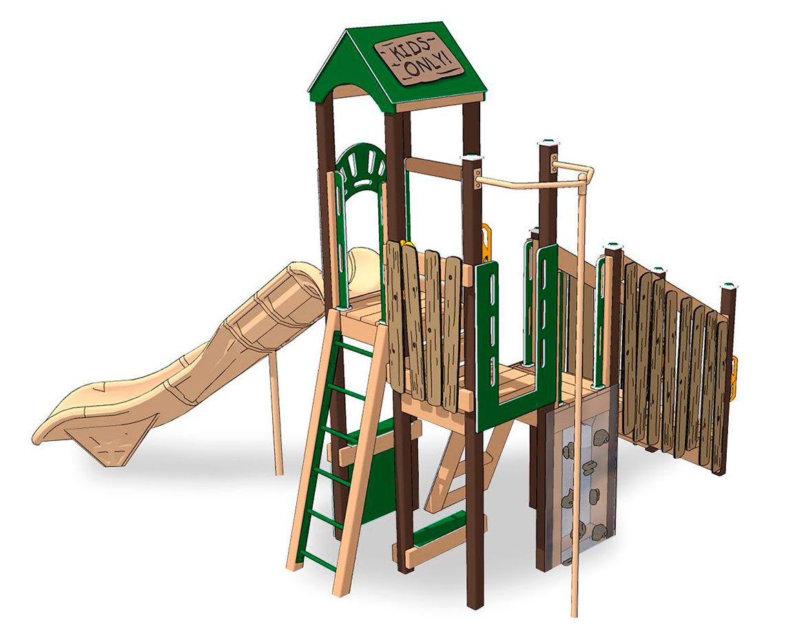 Wooden Monkey Swing Seat and Rope Kids Climbing Frame Tree House Garden Play Toy 